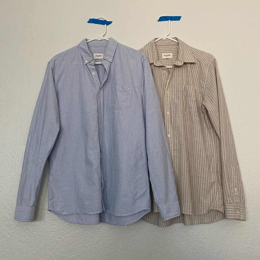 SET OF TWO October Editions LS Shirts